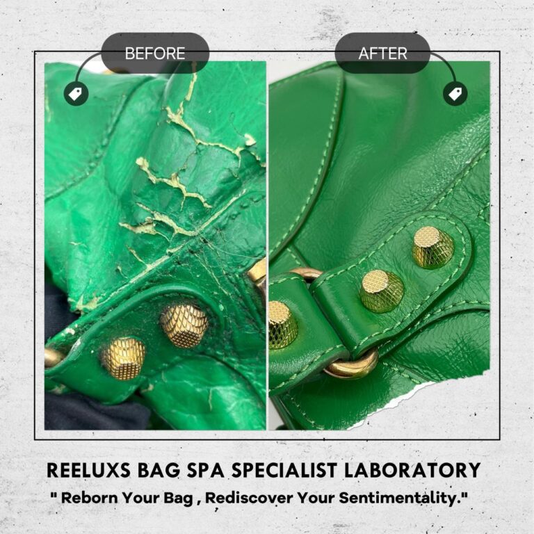 Balenciaga Leather Oxidation Cracked Refurbishment