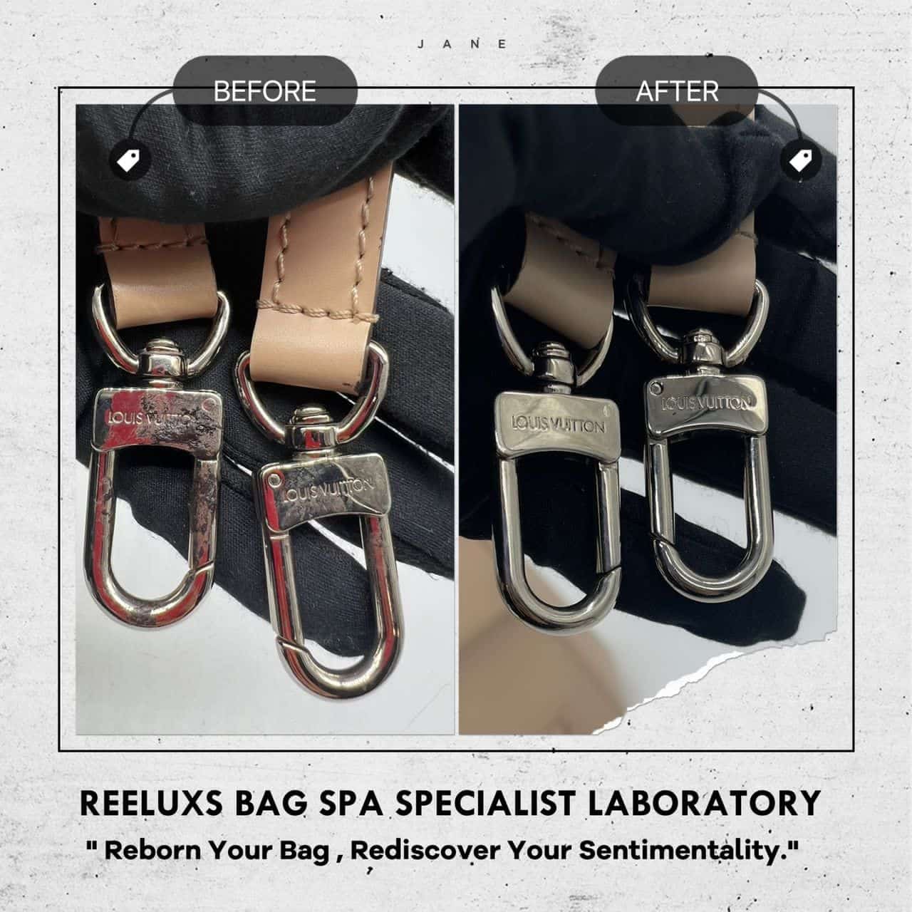 LOUIS VUITTON Epi Leather Oil Edge Melted Damaged Fully Refurbishment -  Reeluxs Bag Spa Specialist Singapore