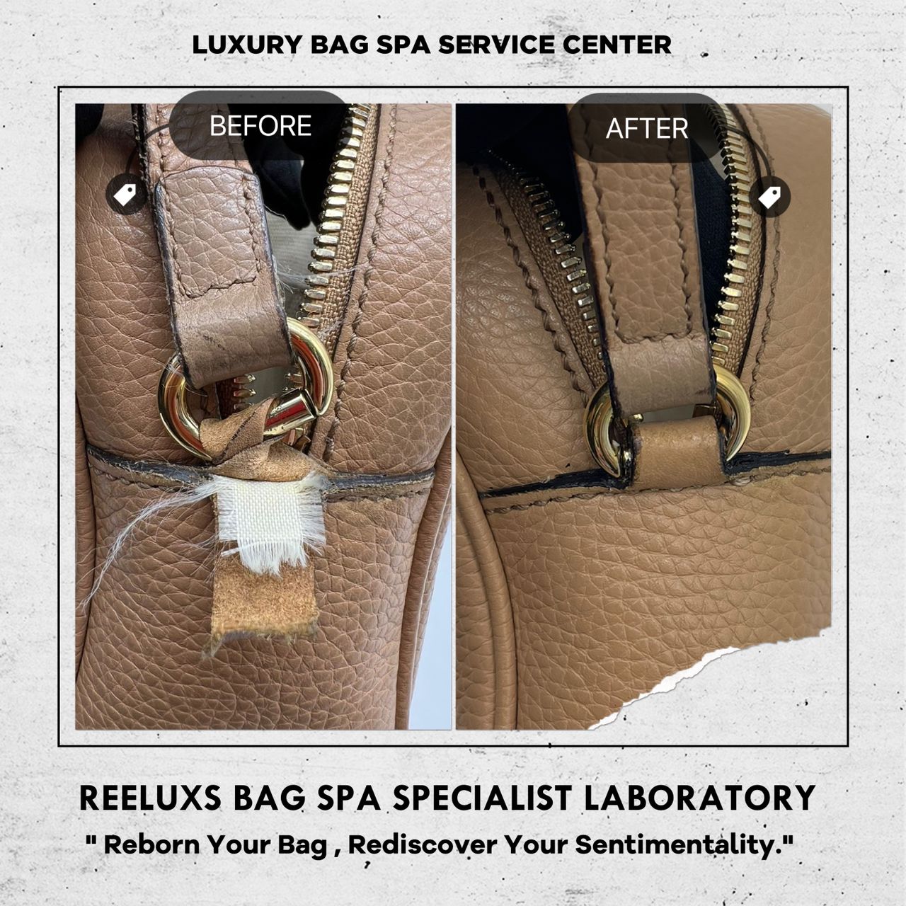 Joanna's Bag Spa - Vachetta is the leather that is found on many