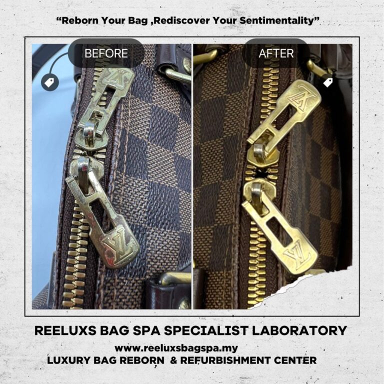 Louis Vuitton Speedy Bandoulière Damier Hardware Rusty Polish Treatment