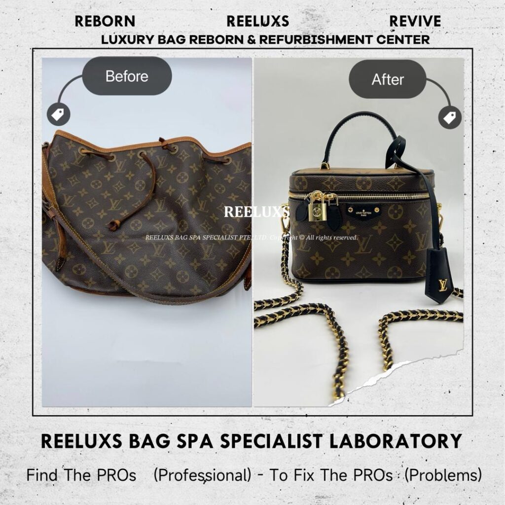 NOÉ MONOGRAM CANVAS WITH VACHETTA LEATHER BAG DESIGN CUSTOMISATION TO LOUIS VUITTON… — frame 1