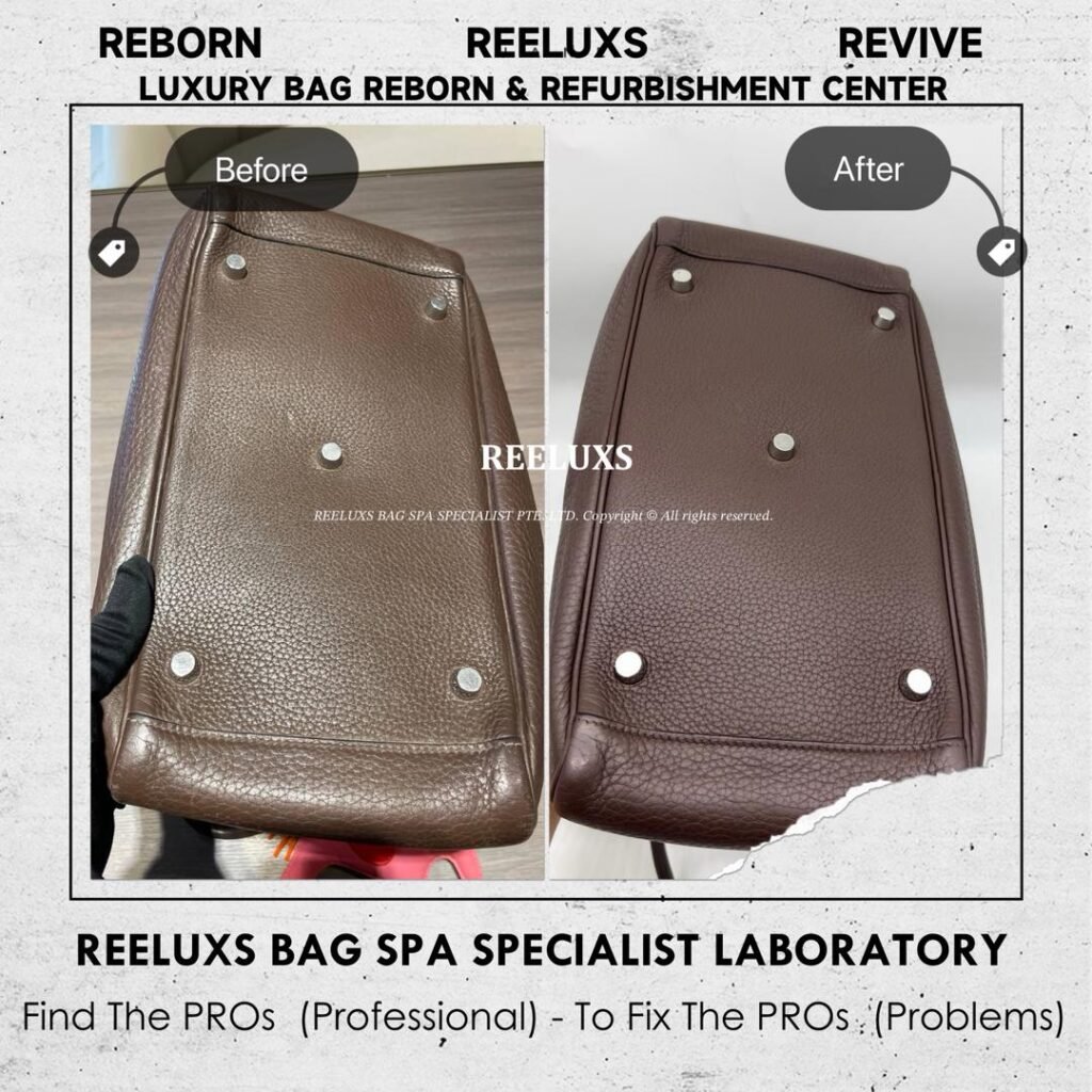 LINDY ETOUPE / DARK BROWN COLOR CLEMENCE LEATHER BAG LEATHER SCEATCHES DEEP… — frame 2