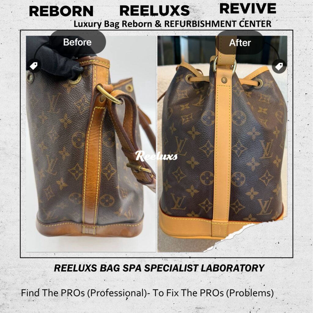 MONOGRAM CANVAS WITH VACHETTA LEATHER FULLY STAINS — frame 1