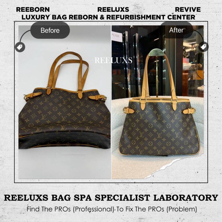 Louis Vuitton BATIGNOLLES HORIZONTAL MONOGRAM CANVAS WITH VACHETTA LEATHER REFURBISHMENT