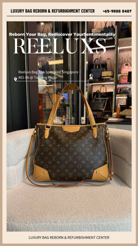ESTRELA MONOGRAM CANVAS WITH VACHETTA LEATHER FULLY STAINS — frame 2