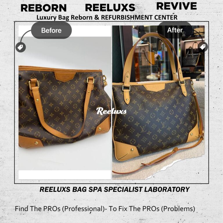 Louis Vuitton ESTRELA MONOGRAM CANVAS WITH VACHETTA LEATHER FULLY STAINS REFURBISHMENT