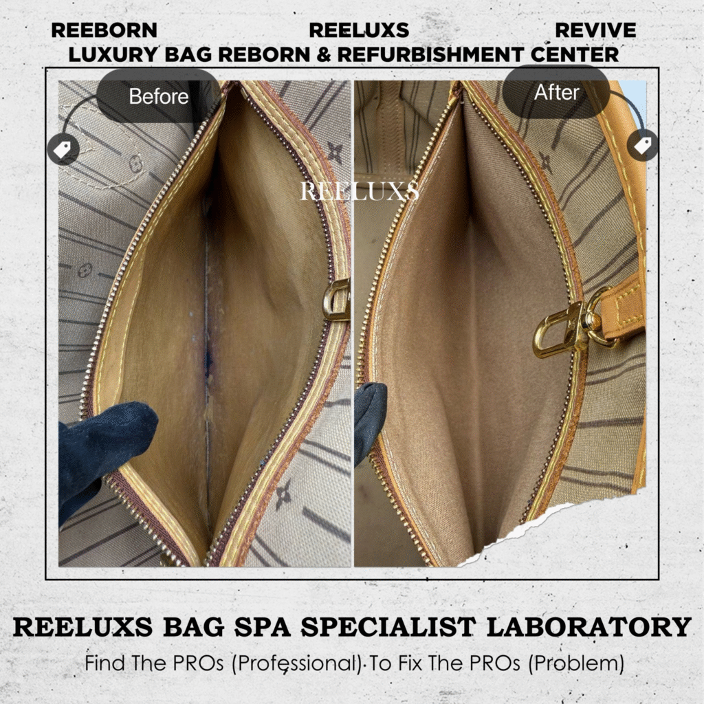 Neverfull Handbag Vachetta Damage — frame 3