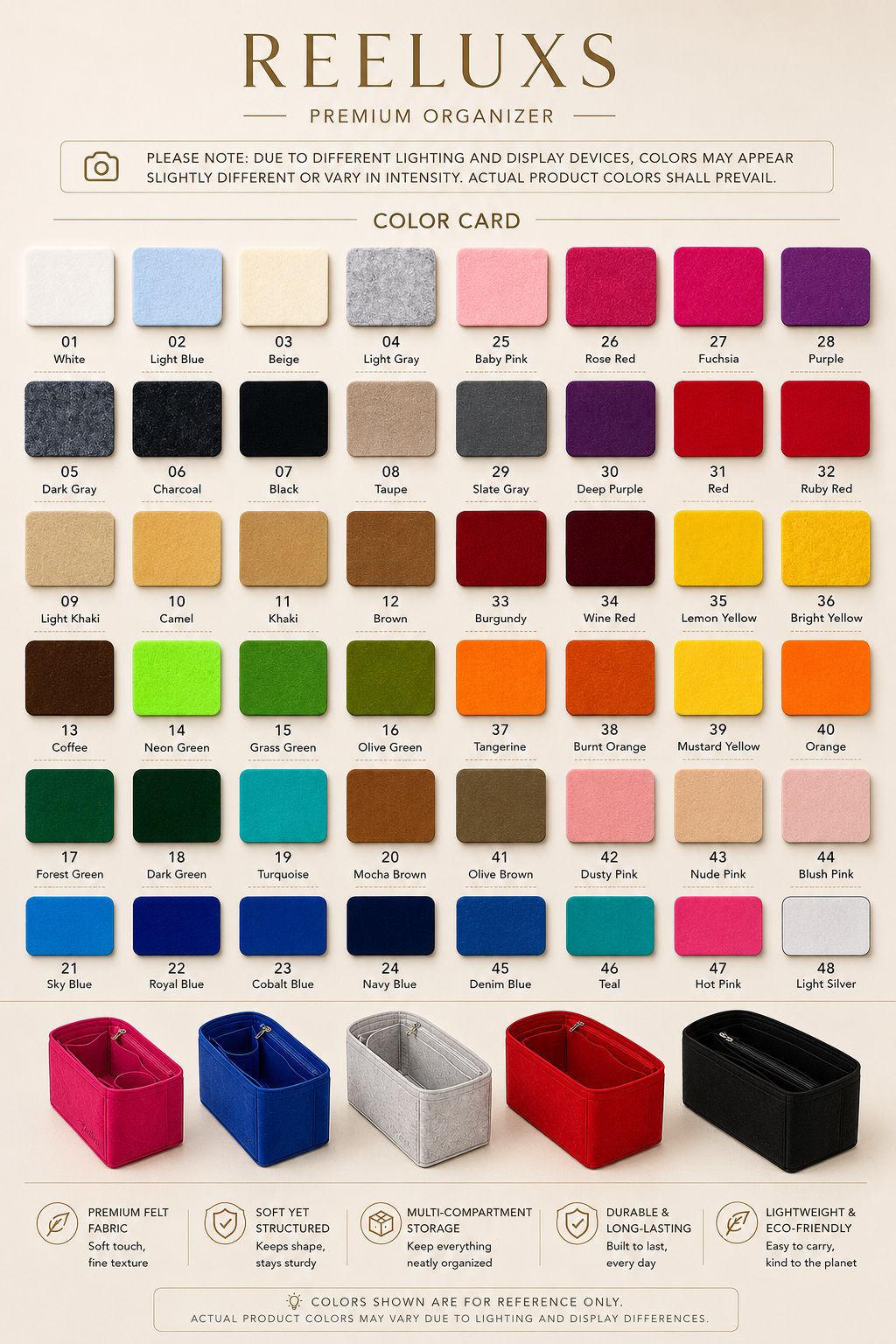 REELUXS Organizer - Multiple Shape 2 REELUXS Organizer - Multiple Shape - Image 2