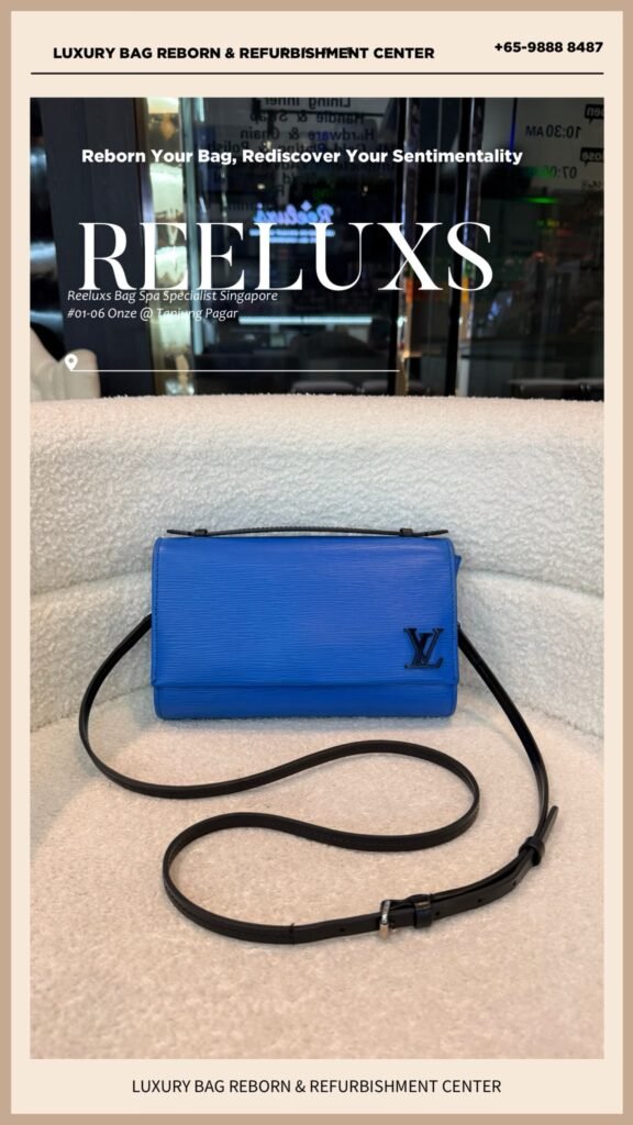 Cléry Pochette Discoloration Uneven Leather Color Oil Edge Damage Tear — frame 2