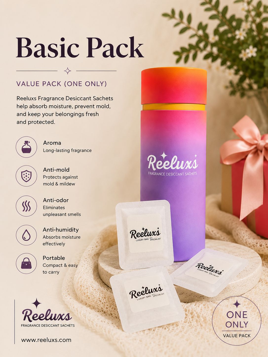REELUXS Fragrance Desiccant Sachets β Luxury Care for Your Precious Belongings 8 REELUXS Fragrance Desiccant Sachets β Luxury Care for Your Precious Belongings - Image 8