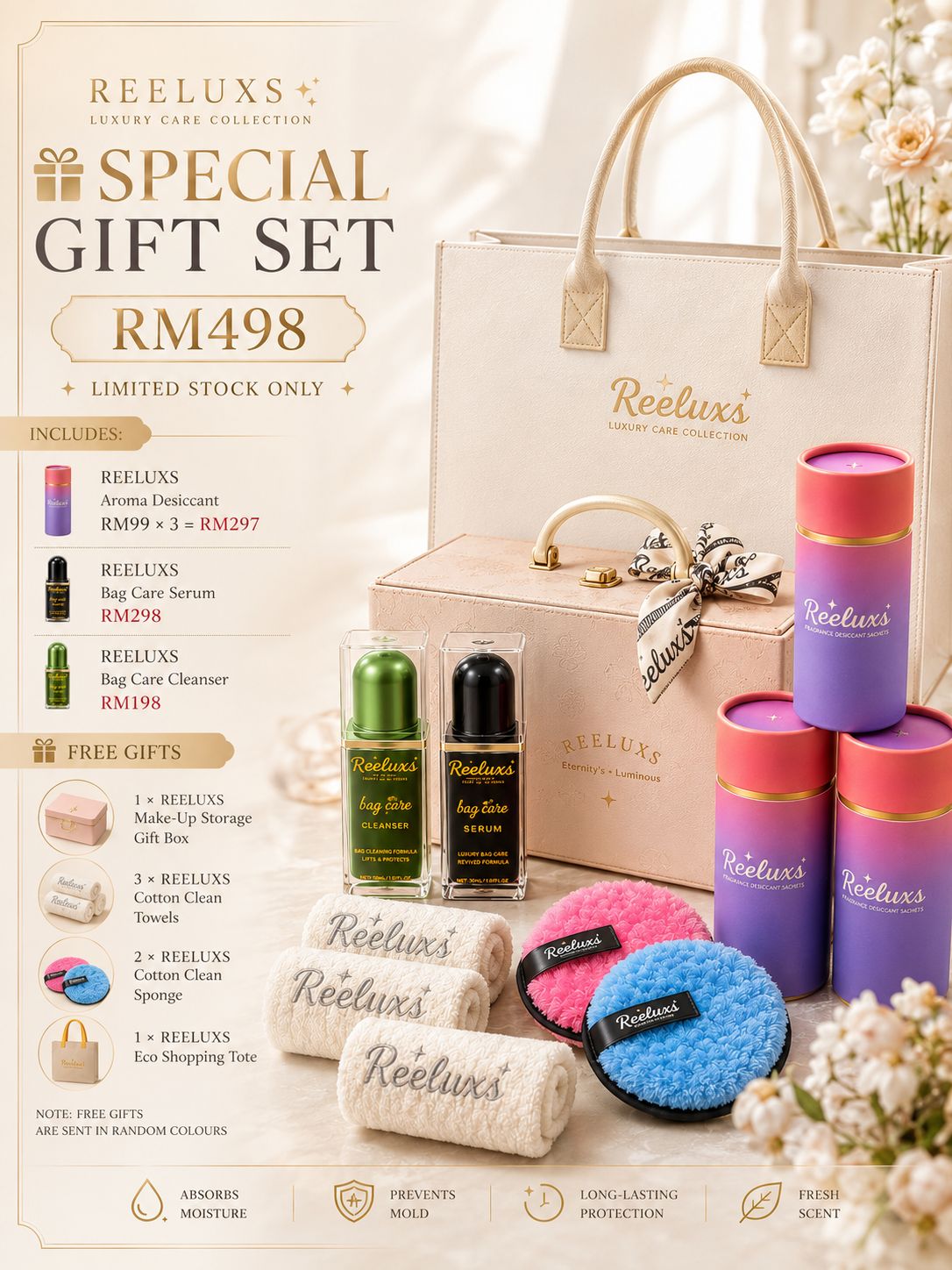 REELUXS Fragrance Desiccant Sachets β Luxury Care for Your Precious Belongings 7 REELUXS Fragrance Desiccant Sachets β Luxury Care for Your Precious Belongings - Image 7
