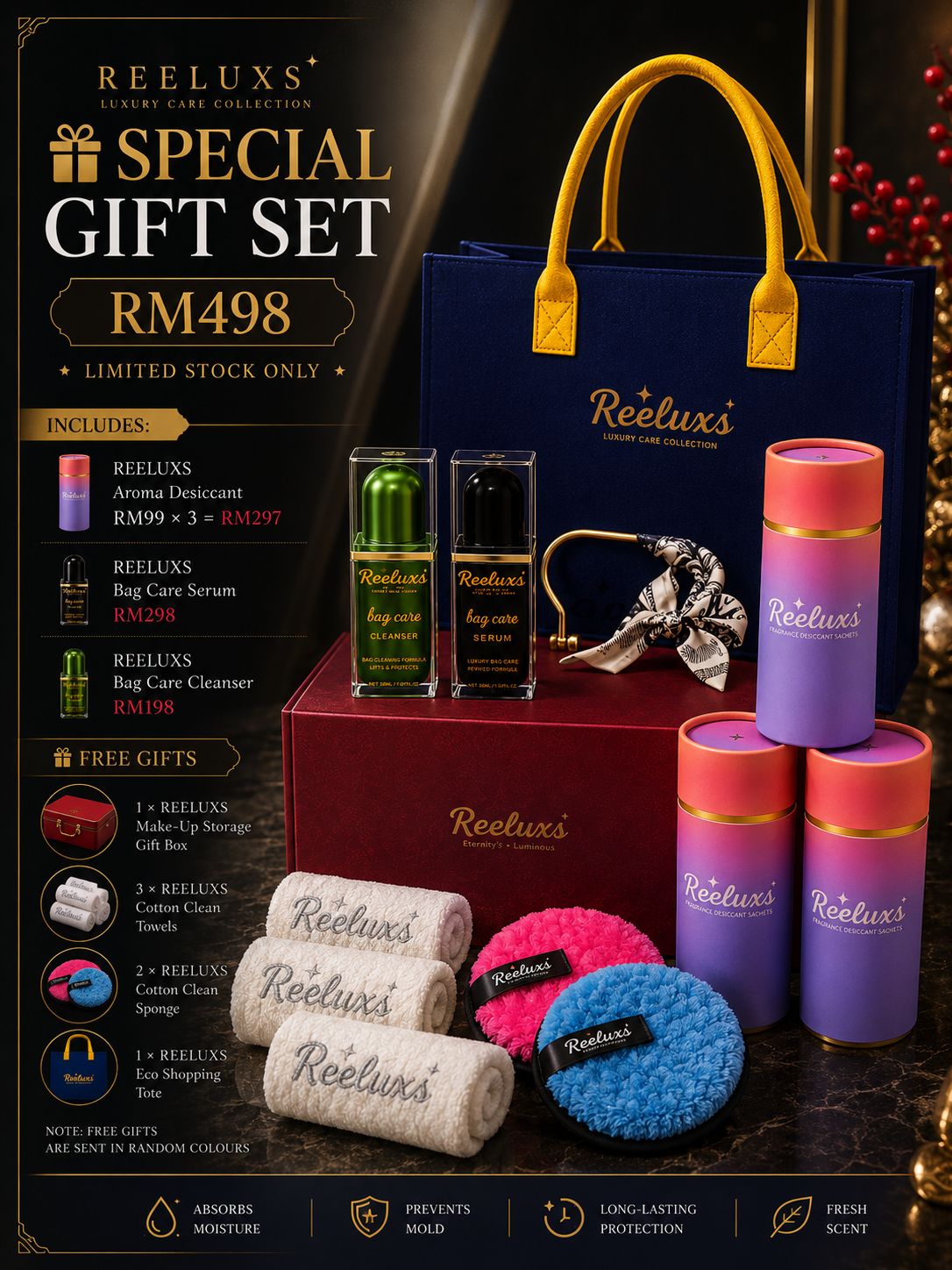 REELUXS Fragrance Desiccant Sachets β Luxury Care for Your Precious Belongings 13 REELUXS Fragrance Desiccant Sachets β Luxury Care for Your Precious Belongings - Image 13