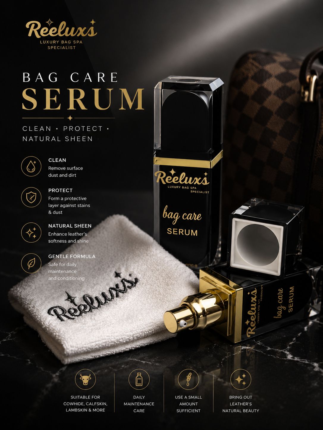 REELUXS LEATHER SERUM Treatment & Care 3 REELUXS LEATHER SERUM Treatment & Care - Image 3