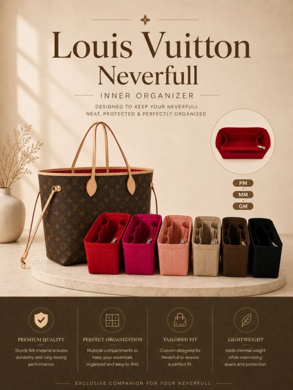REELUXS Organizer - Louis Vuitton Neverfull Size Guide