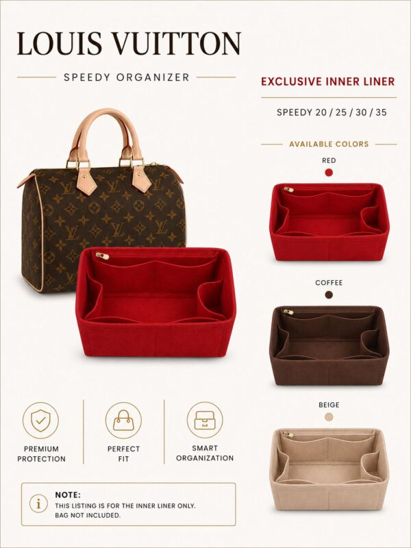 REELUXS Organizer - Louis Vuitton Speedy Size Guide