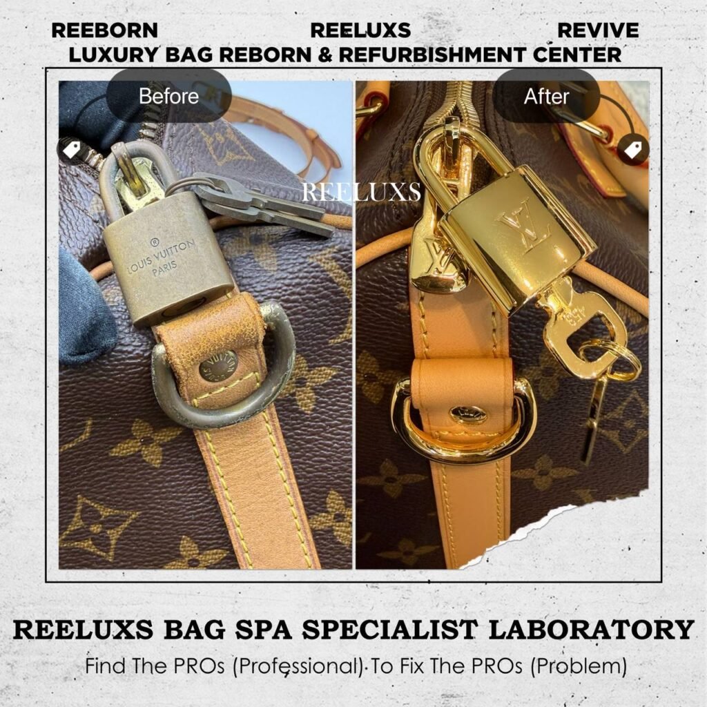 Speedy 30 Monogram Canvas Vachetta Leather Broken Damaged Vachetta Leather Refurbishment Down… — frame 2