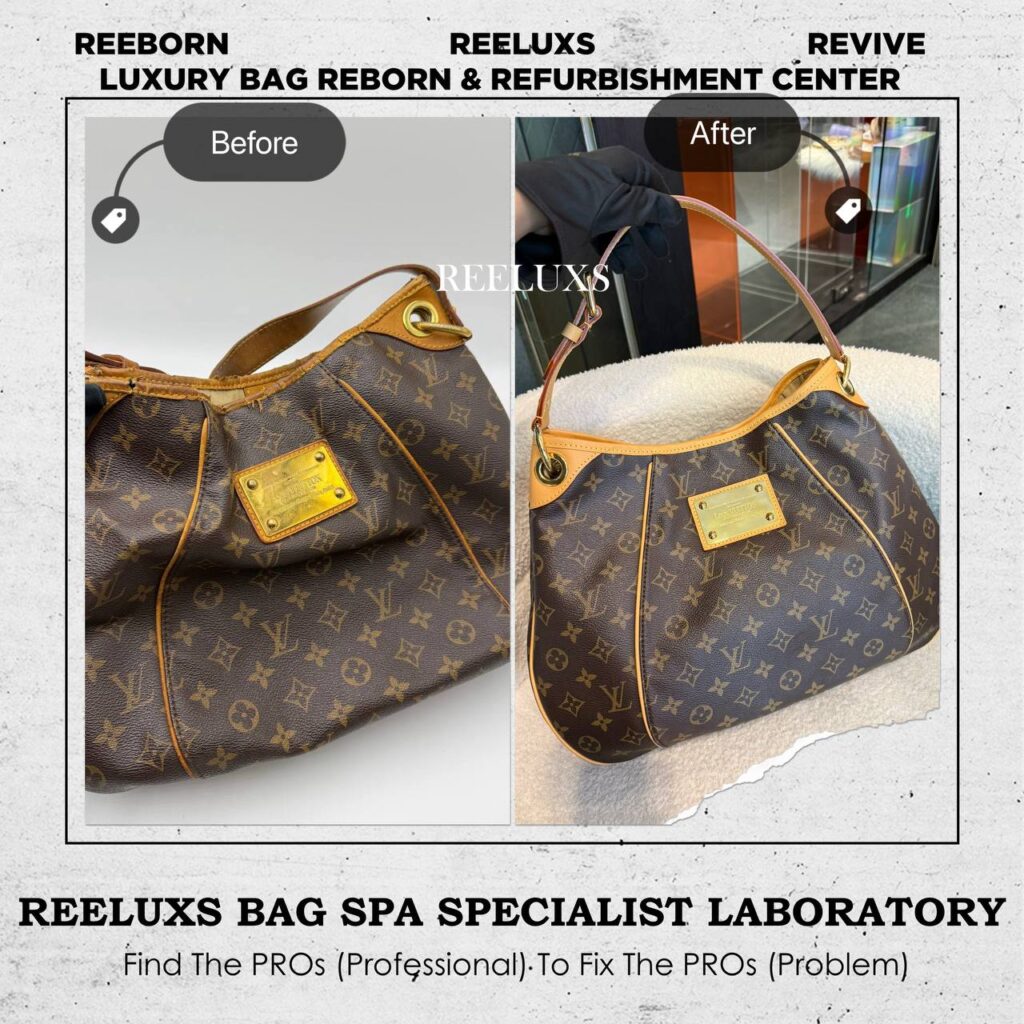 Galliera Monogram Canvas Vachetta Leather Cracking Heavy Staining Gold Hardware Fading &… — frame 1