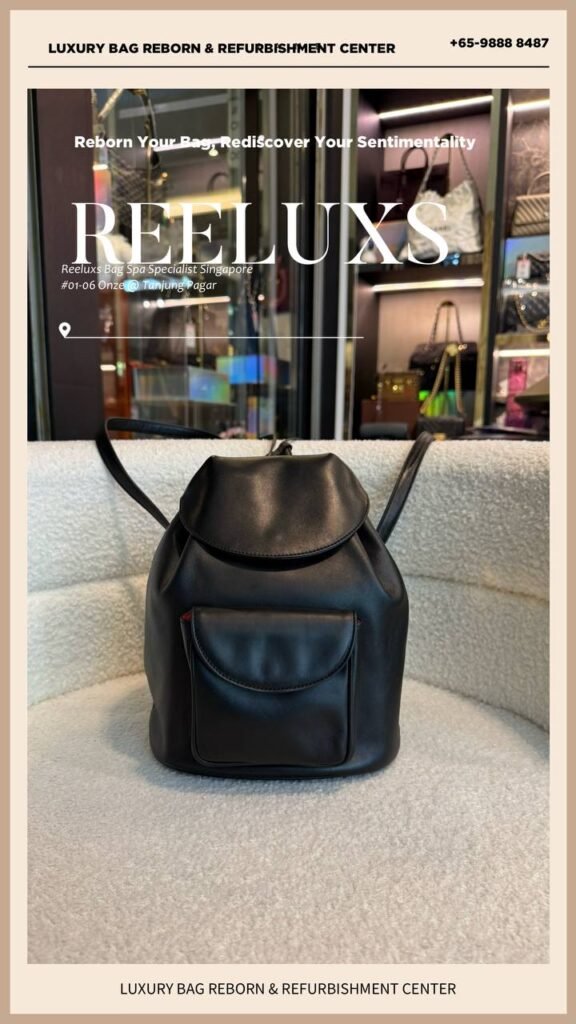 Vintage Lady Dior Backpack Black Leather & Hardware Scratches Corner Faded 24k… — frame 2