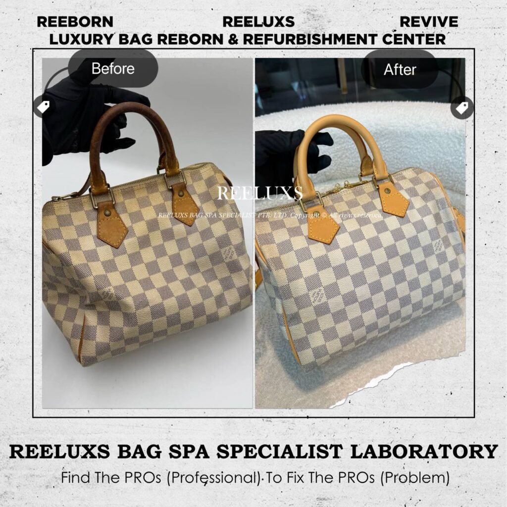 Speedy Bandoulière Vachetta Cracking Oxidation Yellowish Canvas Long Strap Upgrade — frame 1