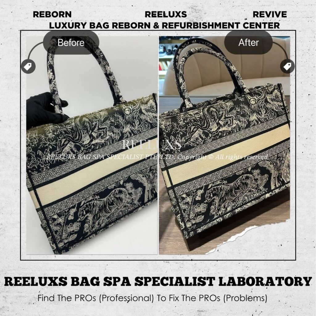Book Tote Bag Fabric Yellowish Glue Oxidation Fabric Recovery — frame 2