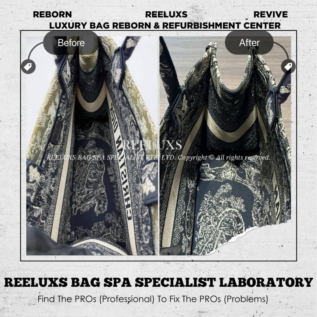 Book Tote Bag Fabric Yellowish Glue Oxidation Fabric Recovery — frame 4