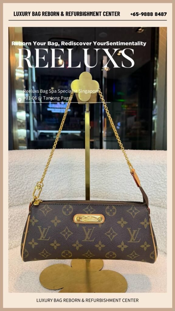 Eva Clutch Vachetta Oxidation Zipper Track Fabric Broken Tarnished Metal Hardware Plating — frame 2