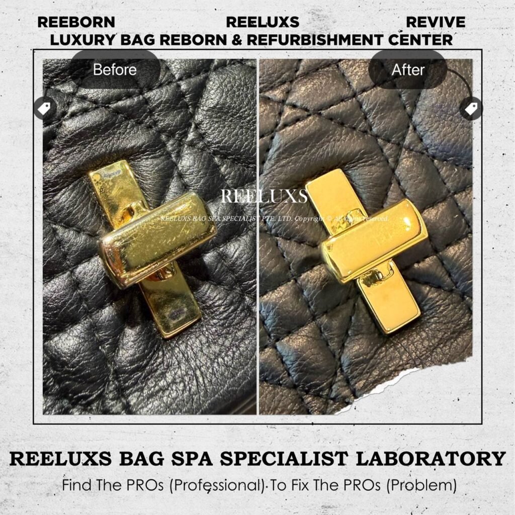 Caro Bag Leather Color Faded Hardware Faded & Tarnish Color Restoration 24K… — frame 2