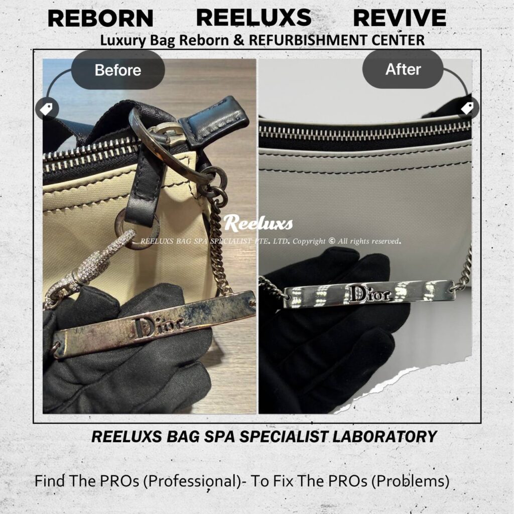 Christian Dior Hardcore Mini Shoulder Bag Logo Tarnish Color Faded & Yellowish… — frame 1
