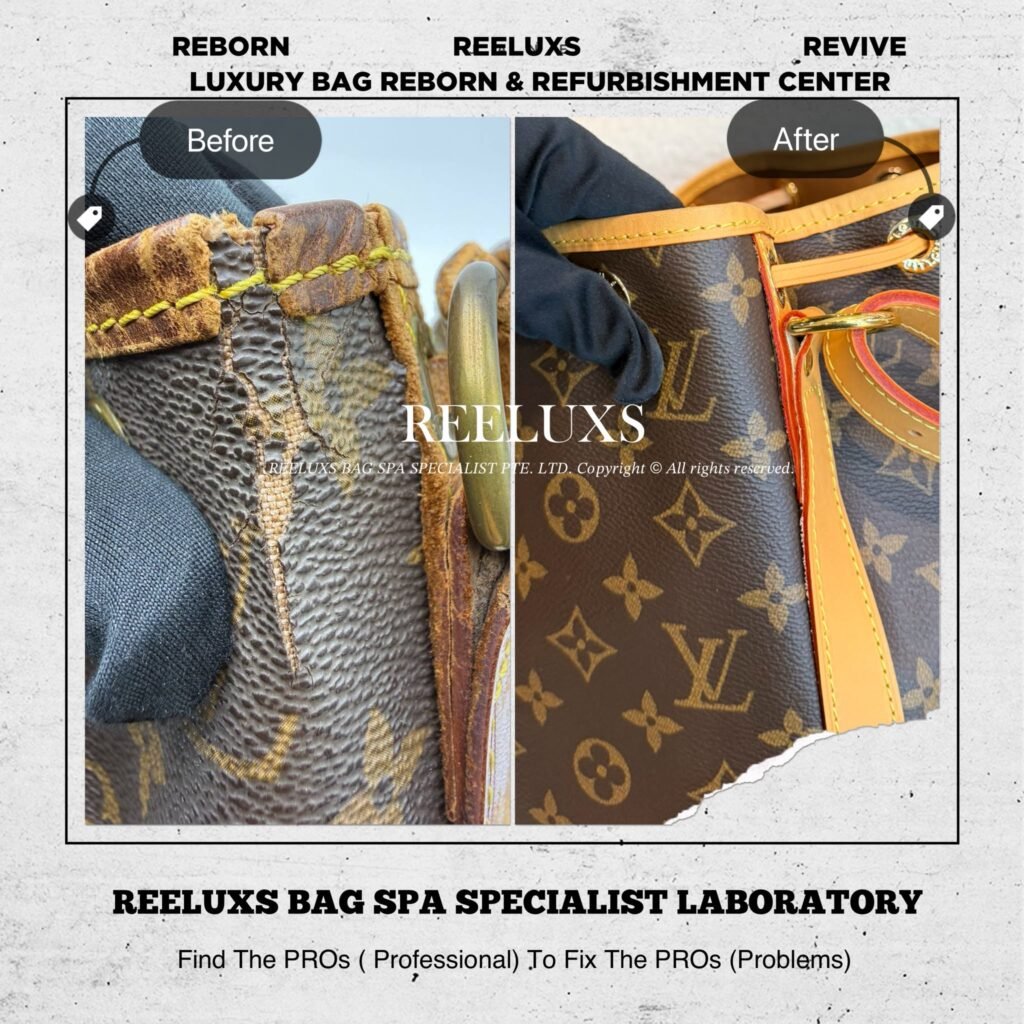 Noé Bucket Bag Canvas Peeling Oxidation Vachetta Leather — frame 1