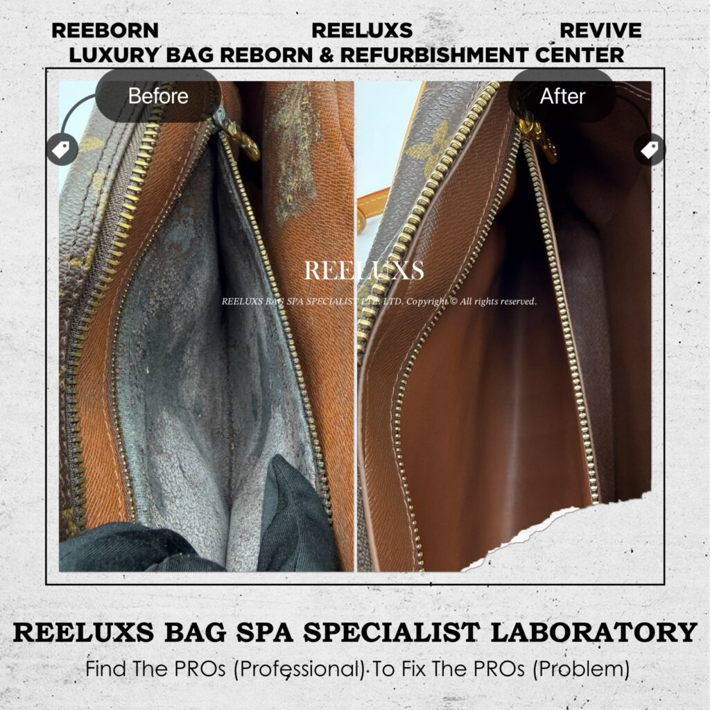 Monogram Trocadero 27 Interior Lining Oxidation Vachetta — frame 2