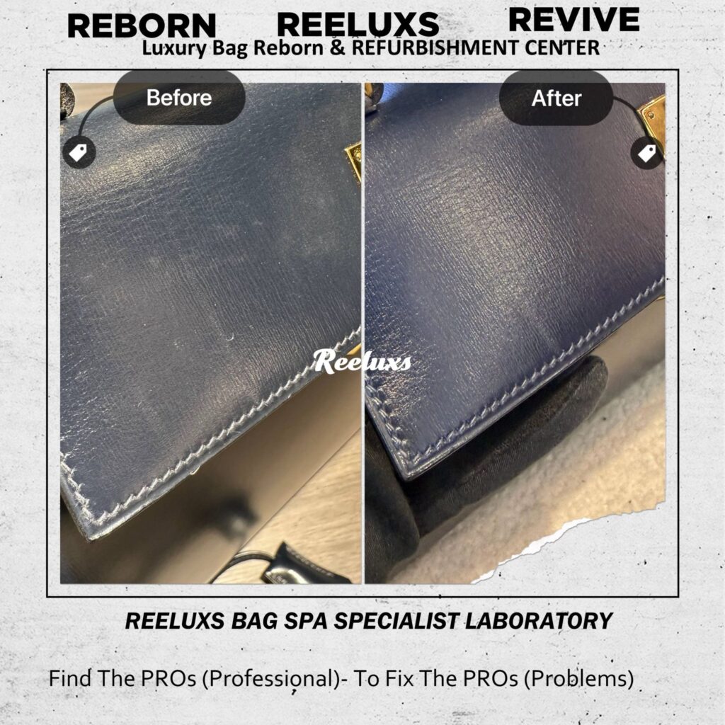 Kelly Handbag Leather Heavy Mold Spot Nano Mold Removal — frame 2