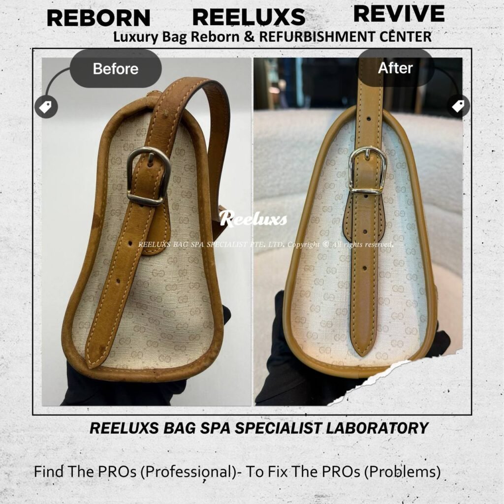 Micro GG Monogram Shoulder Bag Leather Cracked & Damage Oxidation Inner Lining… — frame 1