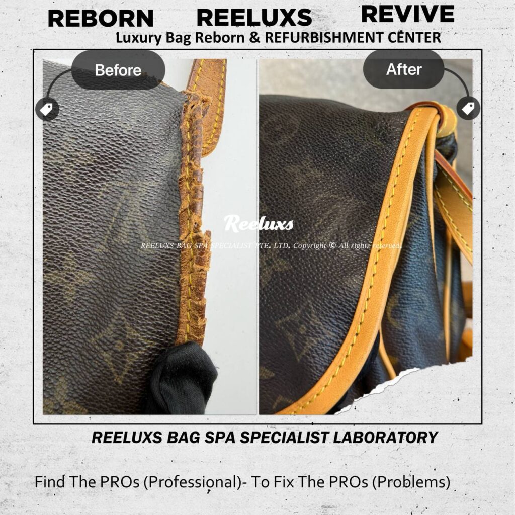 Saumur 30 Crossbody Bag Vachetta Gold Hardware Oxidation Plating — frame 3