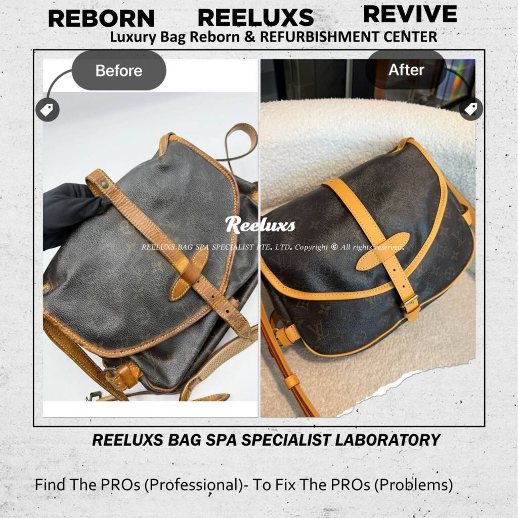 Saumur 30 Crossbody Bag Vachetta Gold Hardware Oxidation Plating — frame 1