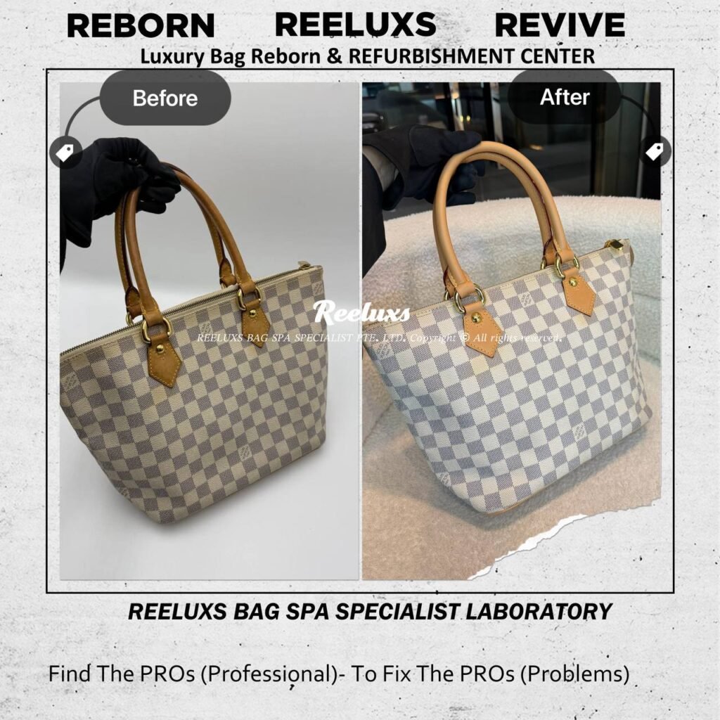 Saleya PM Tote Bag Vachetta Handle Side Leather Piping Broken Puller Tarnished — frame 1