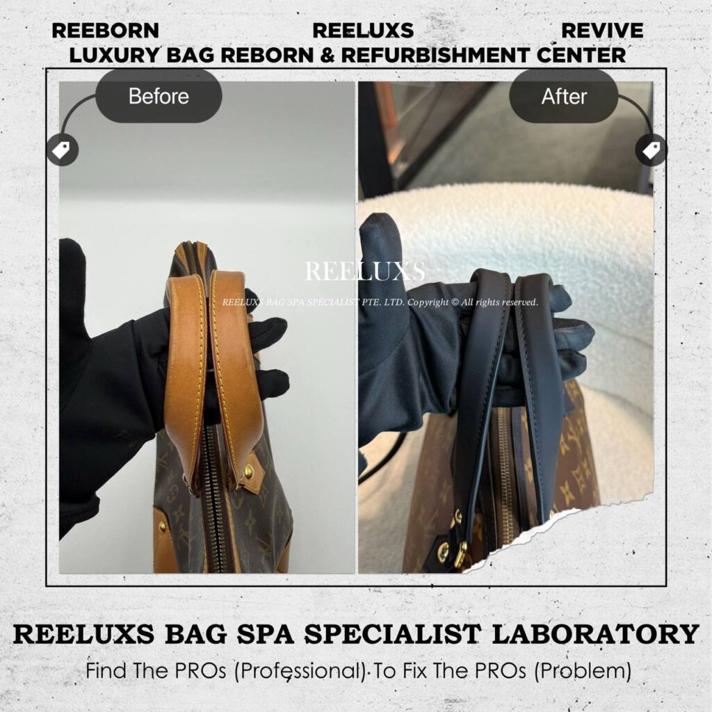 Retiro NM Bag Vachetta Oxidation to Black Leather — frame 3