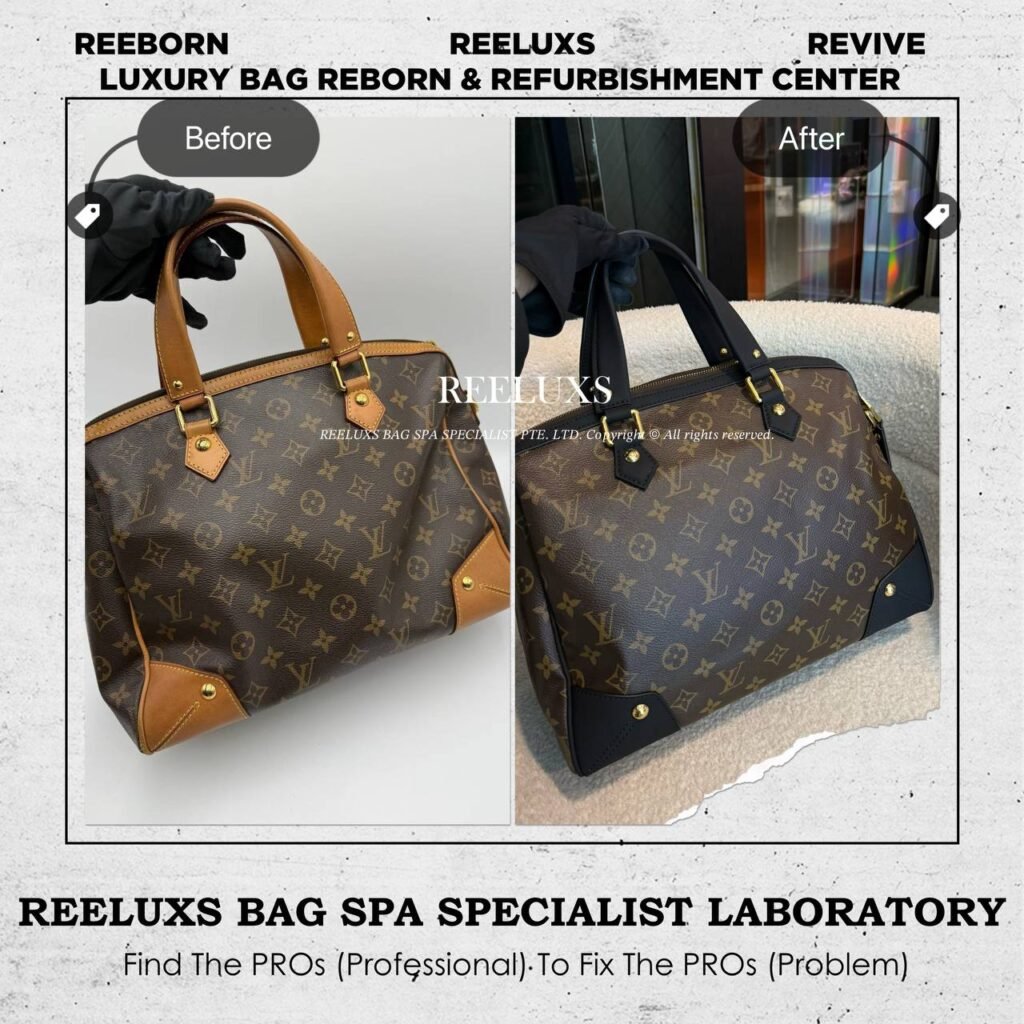 Retiro NM Bag Vachetta Oxidation to Black Leather — frame 1